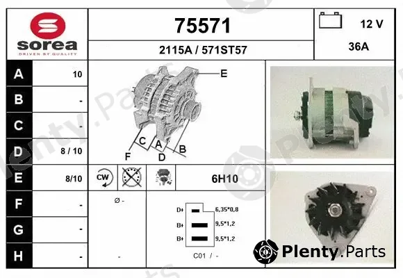 EAI 75571 — Alternator