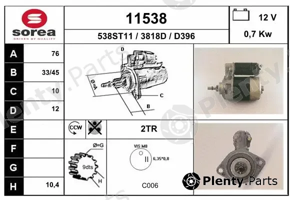 EAI 11538 — Starter