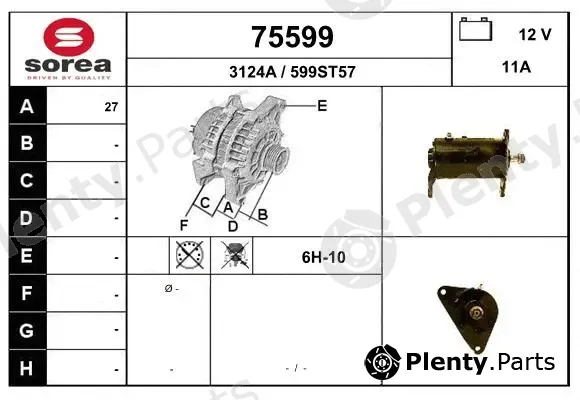 EAI 75599 — Alternator