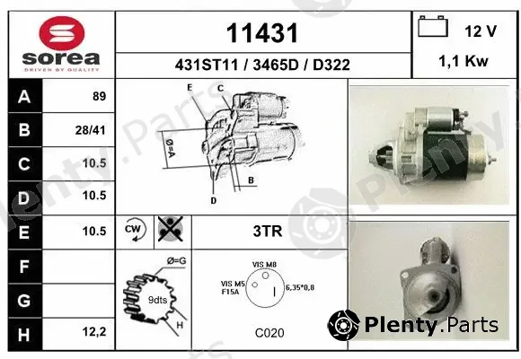 EAI 11431 — Starter