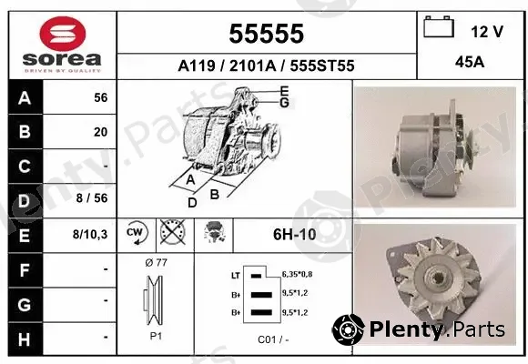 EAI 55555 — Alternator
