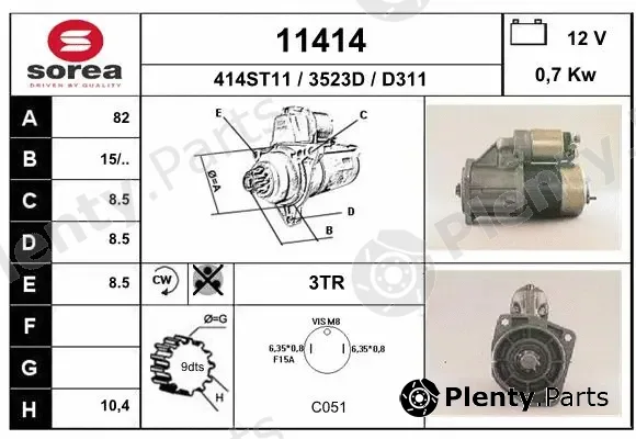 EAI 11414 — Starter