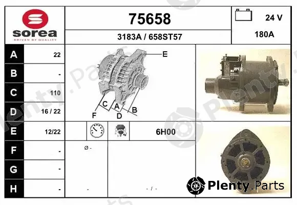 EAI 75658 — Alternator