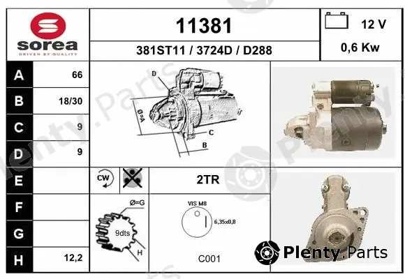 EAI 11381 — Starter