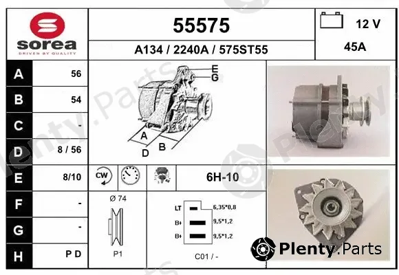 EAI 55575 — Alternator