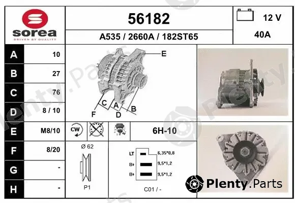 EAI 56182 — Alternator