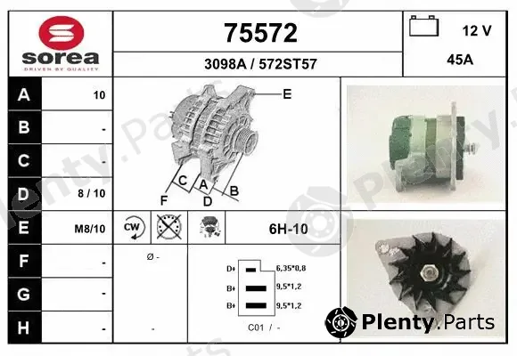 EAI 75572 — Alternator
