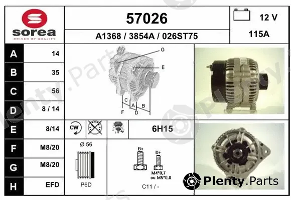 EAI 57026 — Alternator