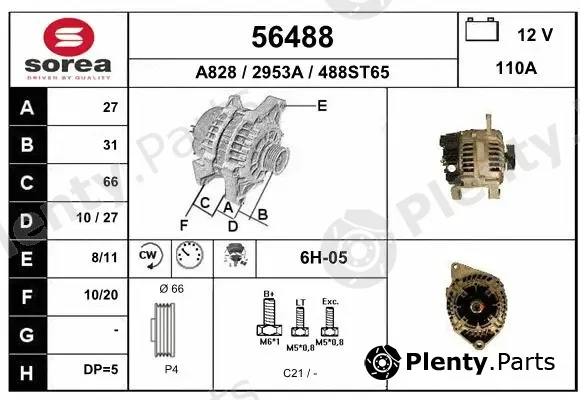EAI 56488 — Alternator