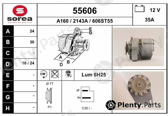 EAI 55606 — Alternator