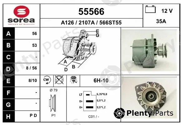 EAI 55566 — Alternator