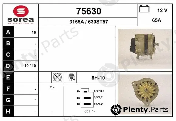 EAI 75630 — Alternator