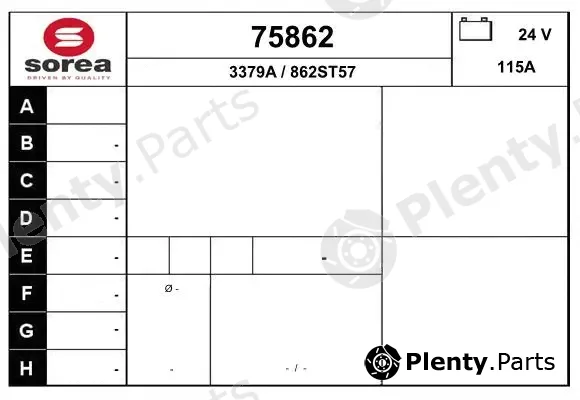 EAI 75862 — Alternator