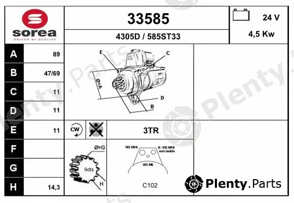 EAI 33585 — Starter