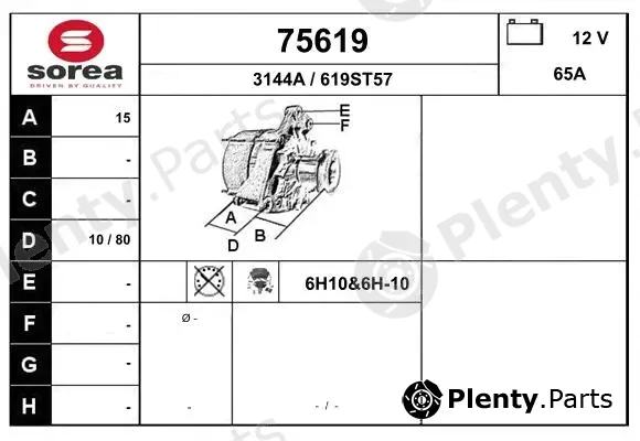 EAI 75619 — Alternator