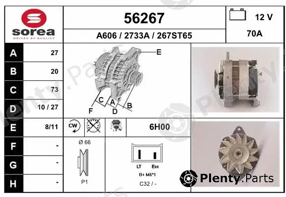 EAI 56267 — Alternator