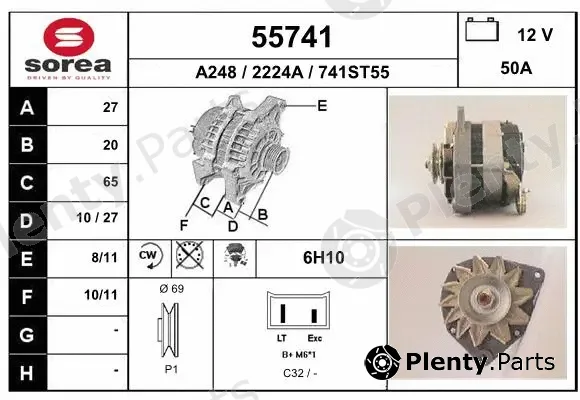 EAI 55741 — Alternator