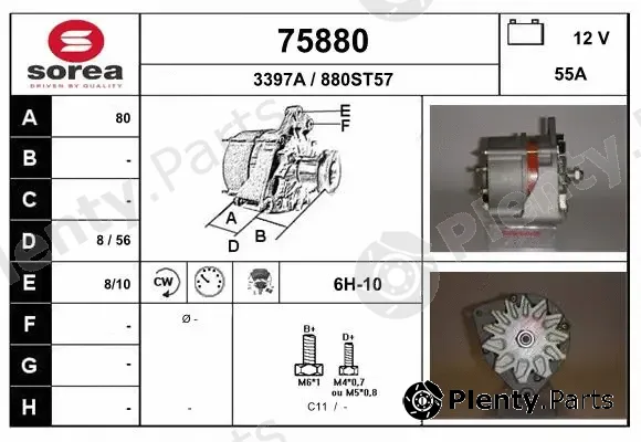 EAI 75880 — Alternator