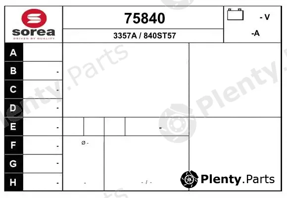 EAI 75840 — Alternator