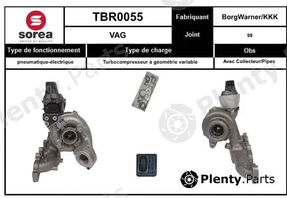 EAI TBR0055 — Charger, charging (supercharged/turbocharged)
