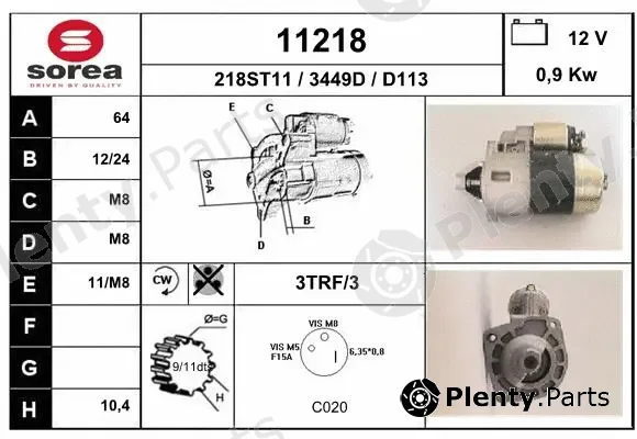 EAI 11218 — Starter