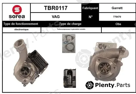 EAI TBR0117 — Charger, charging (supercharged/turbocharged)