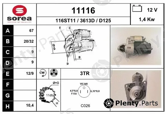 EAI 11116 — Starter