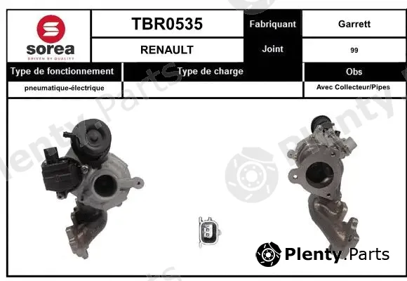 EAI TBR0535 — Charger, charging (supercharged/turbocharged)