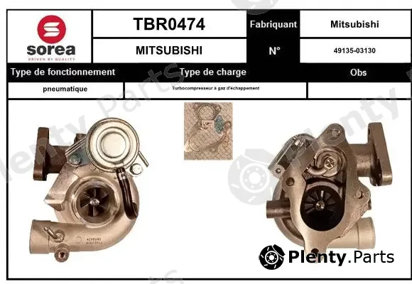 EAI TBR0474 — Charger, charging (supercharged/turbocharged)