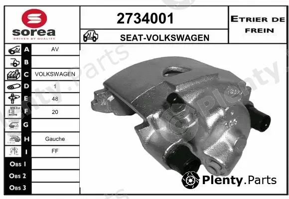 EAI 2734001 — Brake Caliper