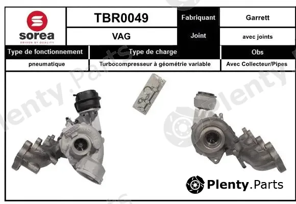 EAI TBR0049 — Charger, charging (supercharged/turbocharged)
