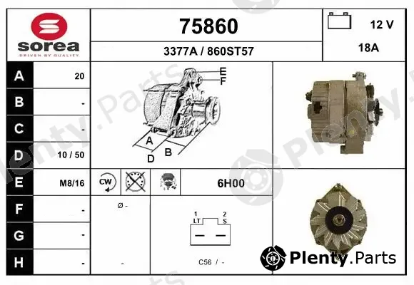 EAI 75860 — Alternator