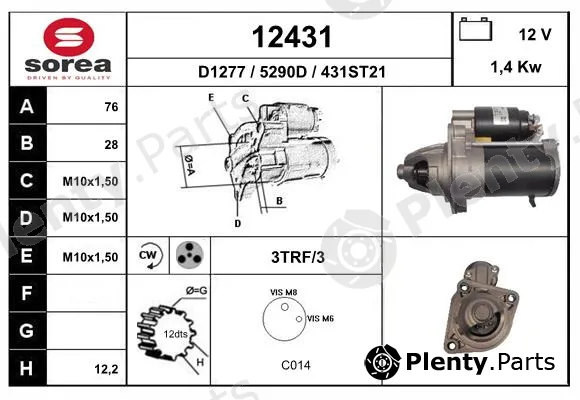 EAI 12431 — Starter