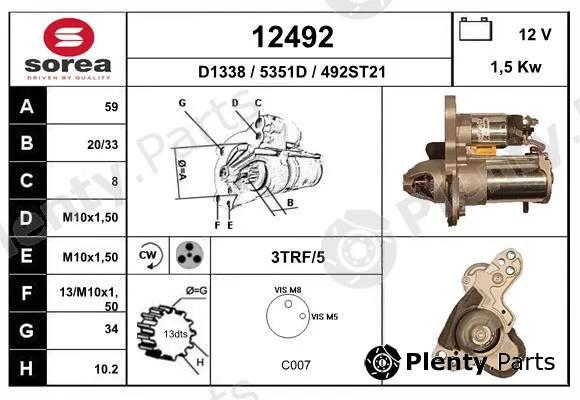 EAI 12492 — Starter