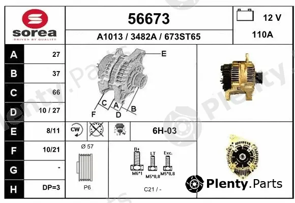 EAI 56673 — Alternator