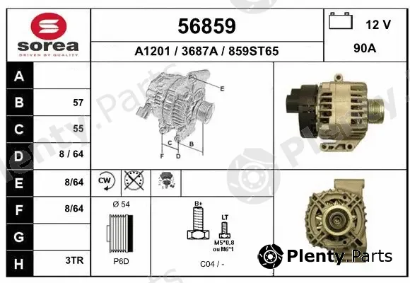 EAI 56859 — Alternator