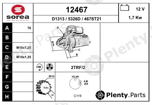 EAI 12467 — Starter