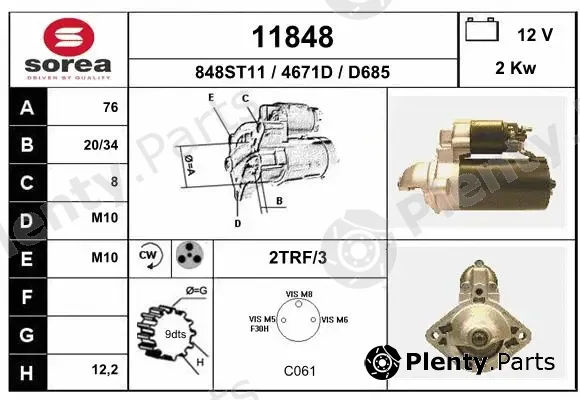 EAI 11848 — Starter