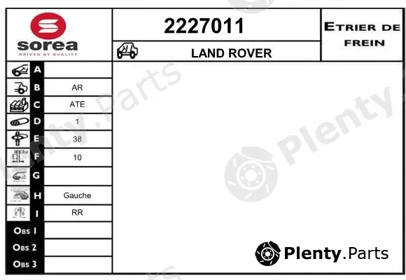 EAI 2227011 — Brake Caliper