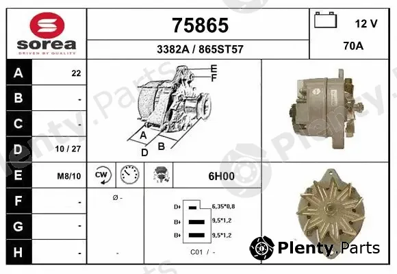EAI 75865 — Alternator