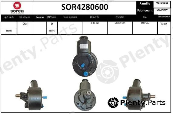 EAI SOR4280600 — Hydraulic Pump, steering