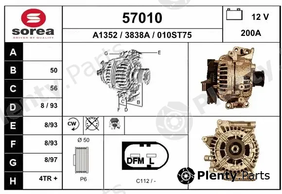 EAI 57010 — Alternator