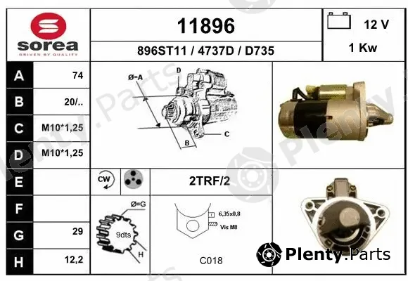 EAI 11896 — Starter