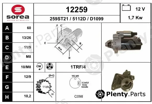 EAI 12259 — Starter