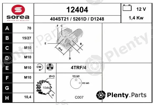 EAI 12404 — Starter