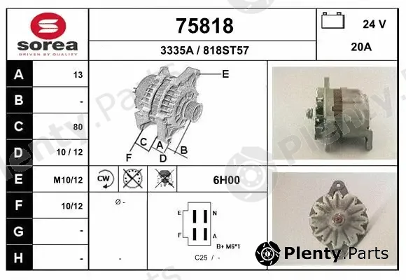 EAI 75818 — Alternator