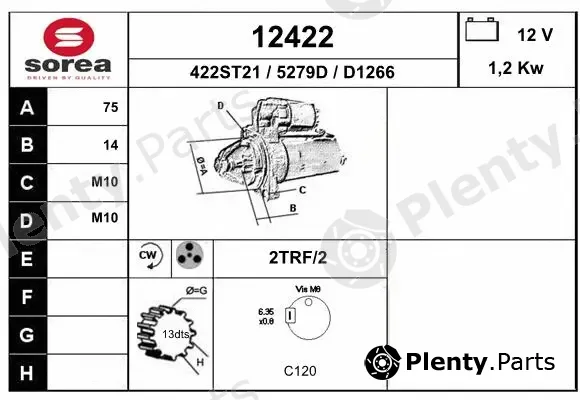 EAI 12422 — Starter