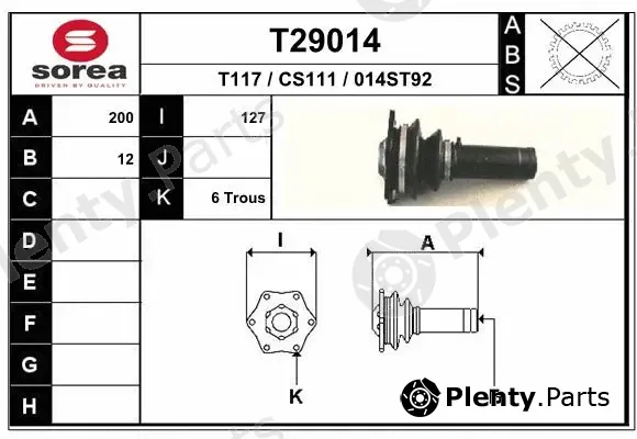 EAI T29014 — Drive Shaft