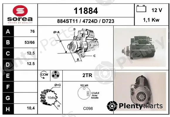 EAI 11884 — Starter