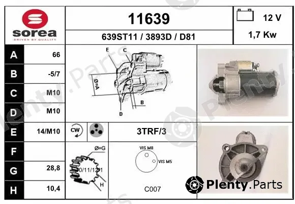 EAI 11639 — Starter